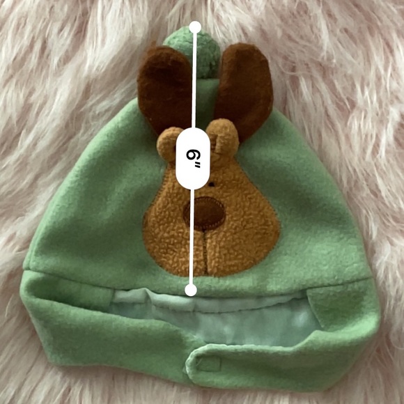 Cute! Dog Short Teddy Reindeer Pom Pom Hat Fall Winter Snow Christmas Holiday - Picture 2 of 3